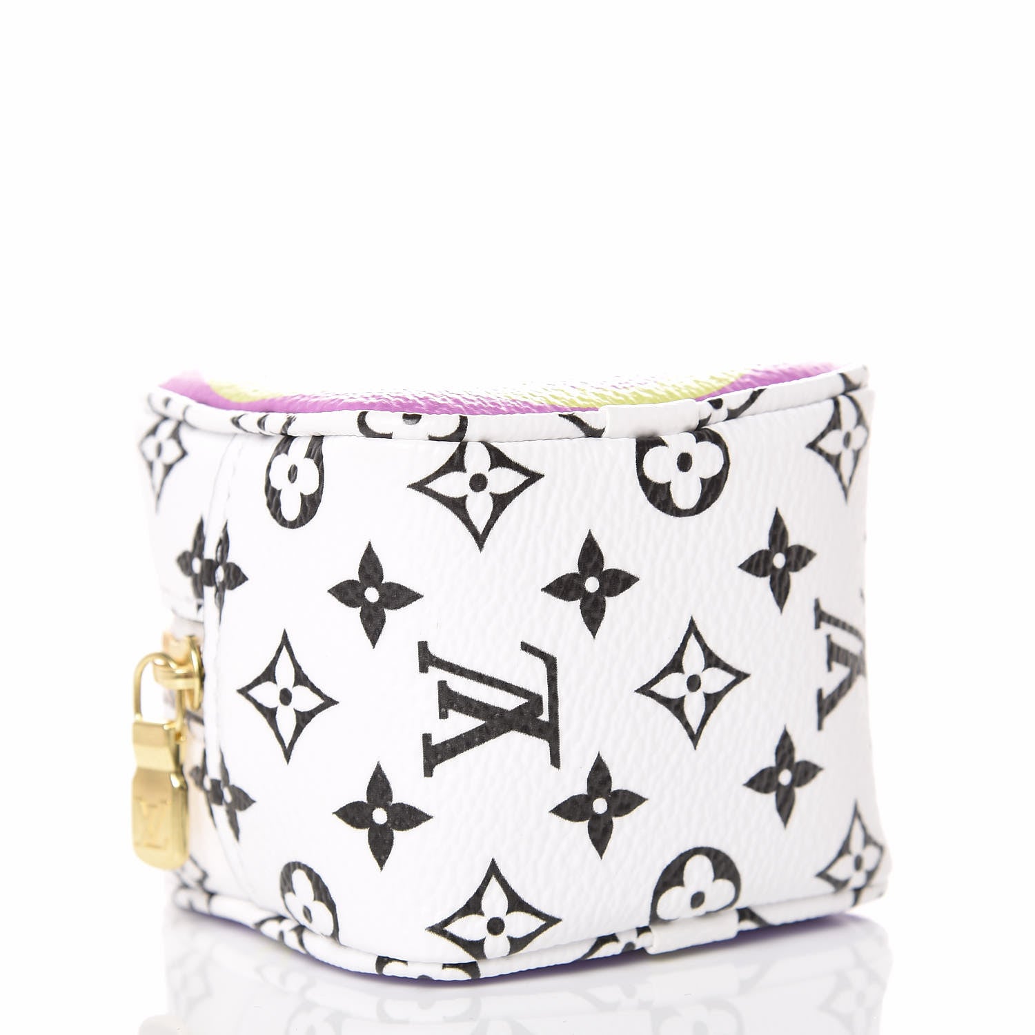 Louis Vuitton Monogram Giant Cube Coin Purse Pink 4 of 7