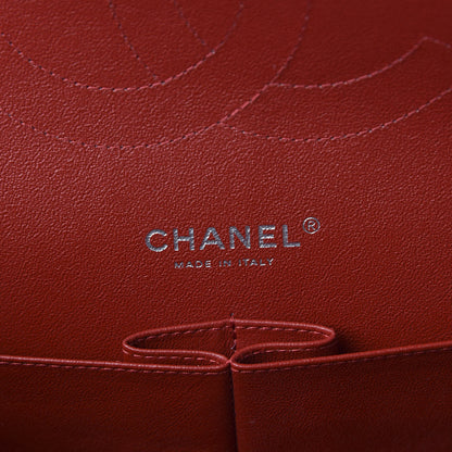 Chanel Caviar Quilted Jumbo Double Flap Red 7 of 10
