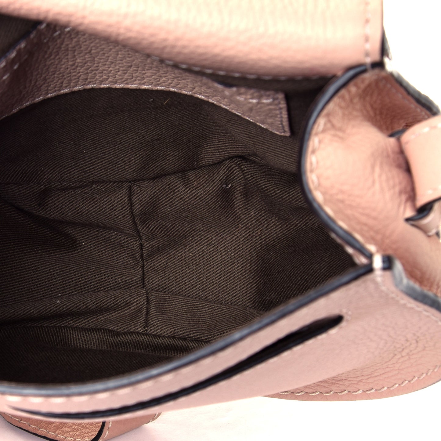 Calfskin Mini Marcie Round Crossbody Bag Blush Nude