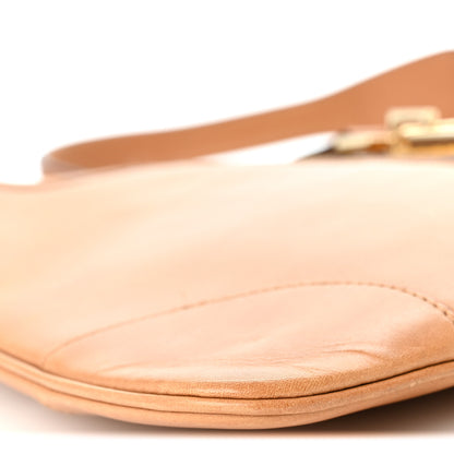 Gucci Calfskin Web Lobster Clasp Lock Jackie O Hobo Brown 9 of 12