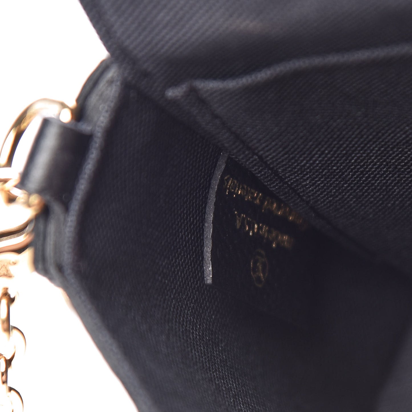 Empreinte Pochette Felicie Chain Wallet Black