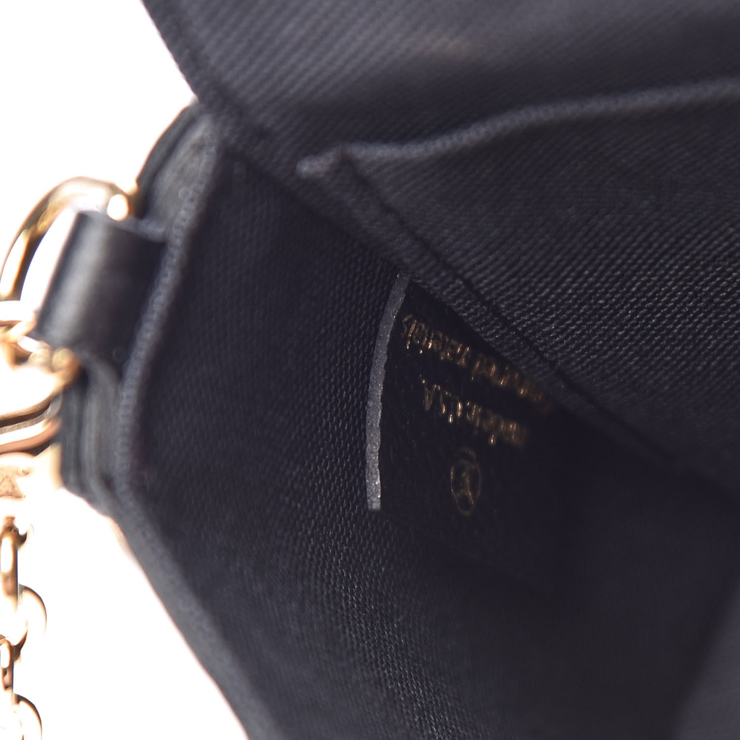 Louis Vuitton Empreinte Pochette Felicie Chain Wallet Black 8 of 13