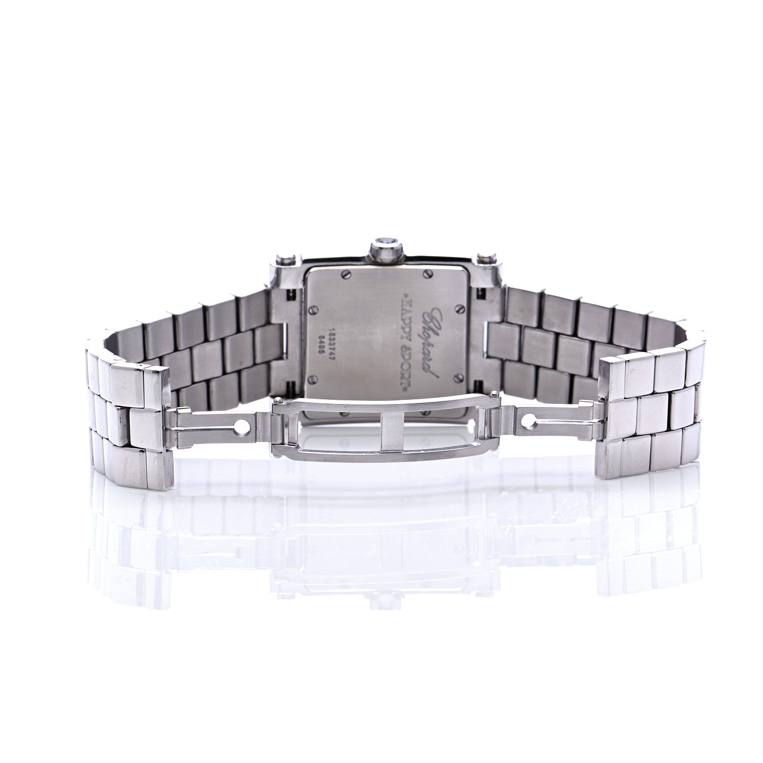 Chopard Stainless Steel 7 Diamond 29mm Happy Sport Quartz Watch 5 of 5