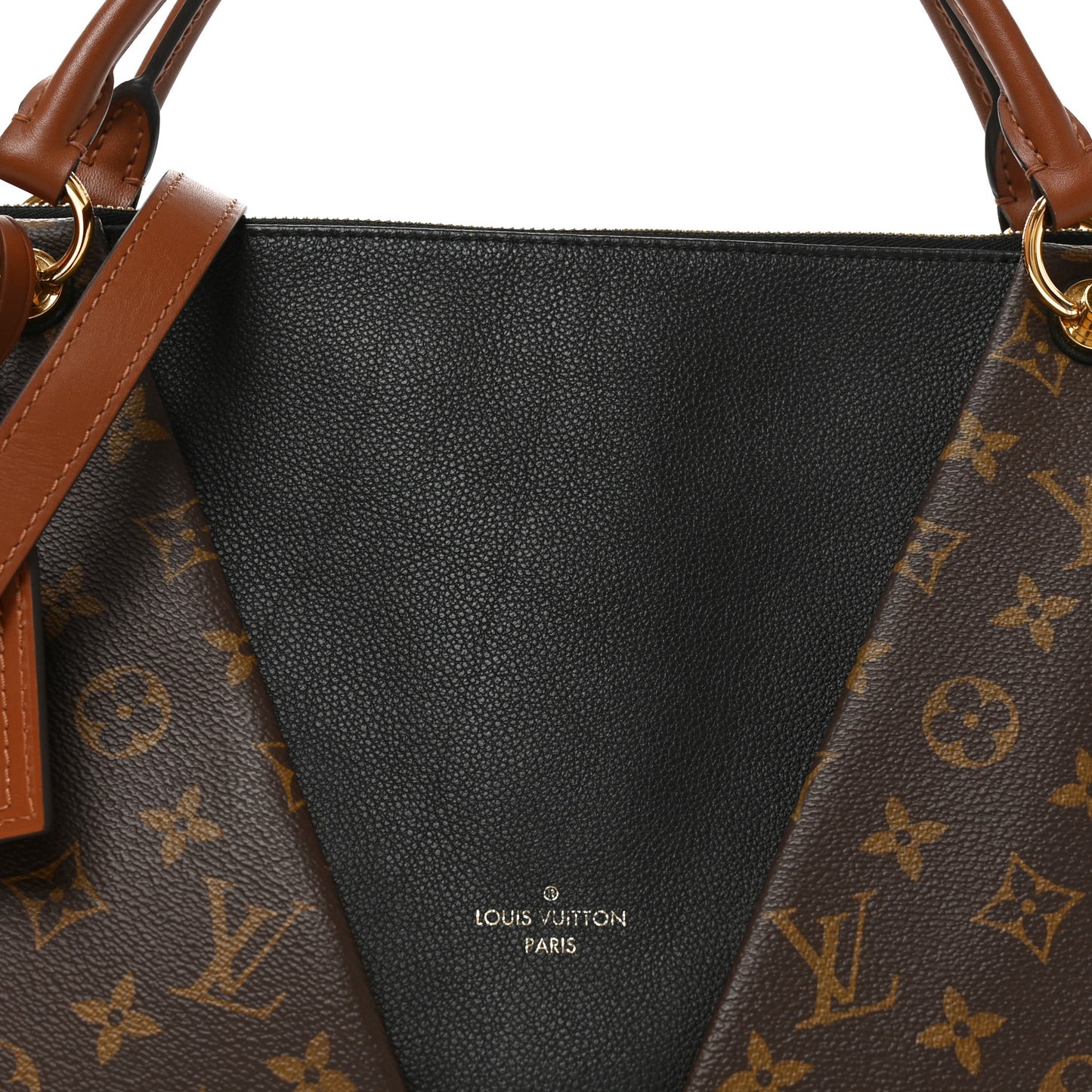 Monogram V Tote MM Black
