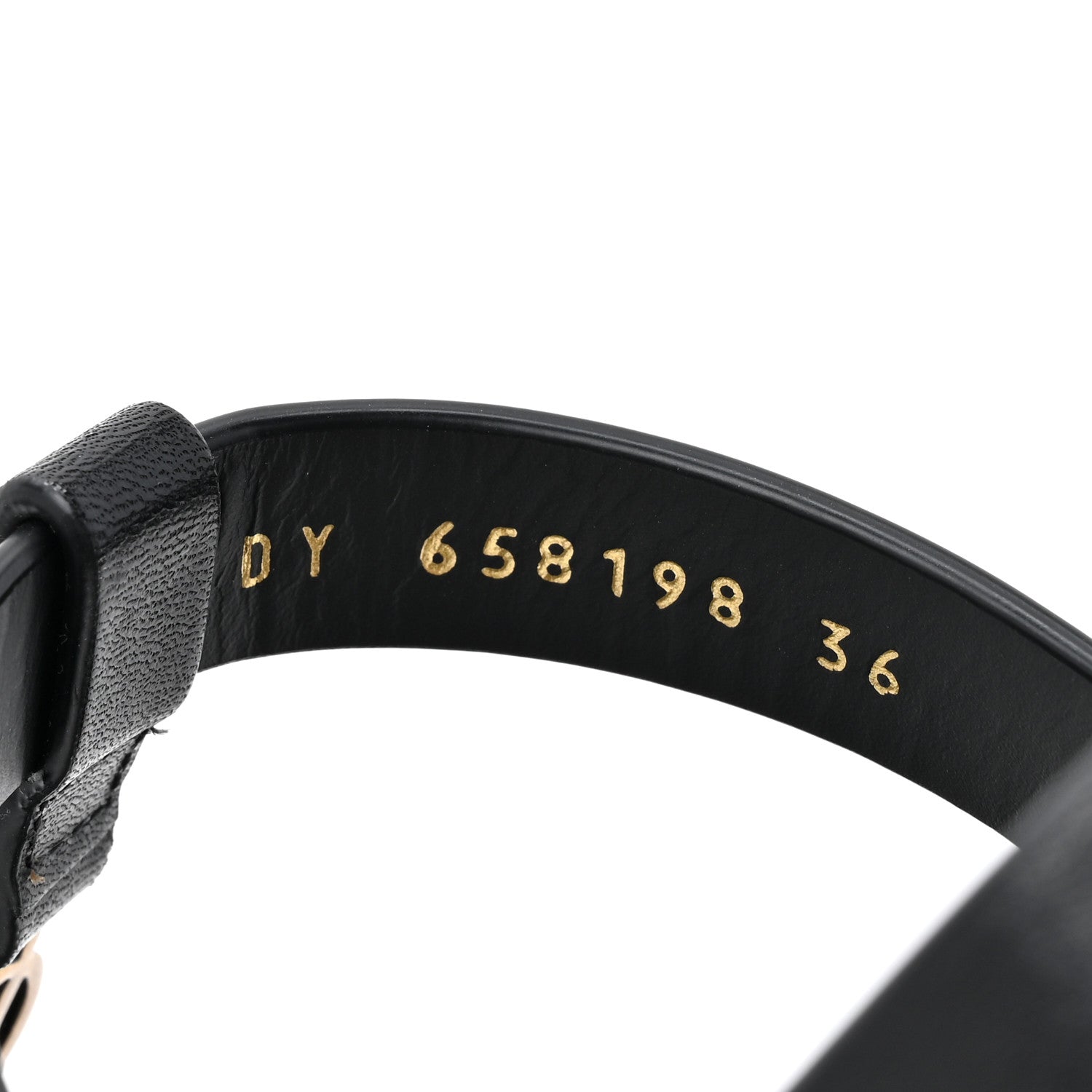 Saint Laurent Calfskin Cassandra 75 Sandals 36 Black 8 of 11