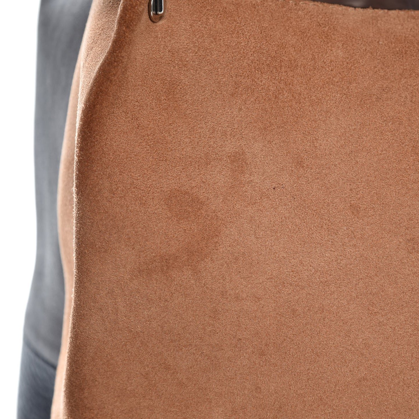 Calfskin Suede All Soft Shoulder Bag Taupe