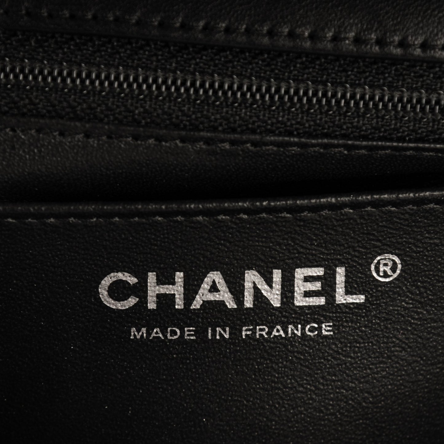 Lambskin Quilted Mini Square Flap Black