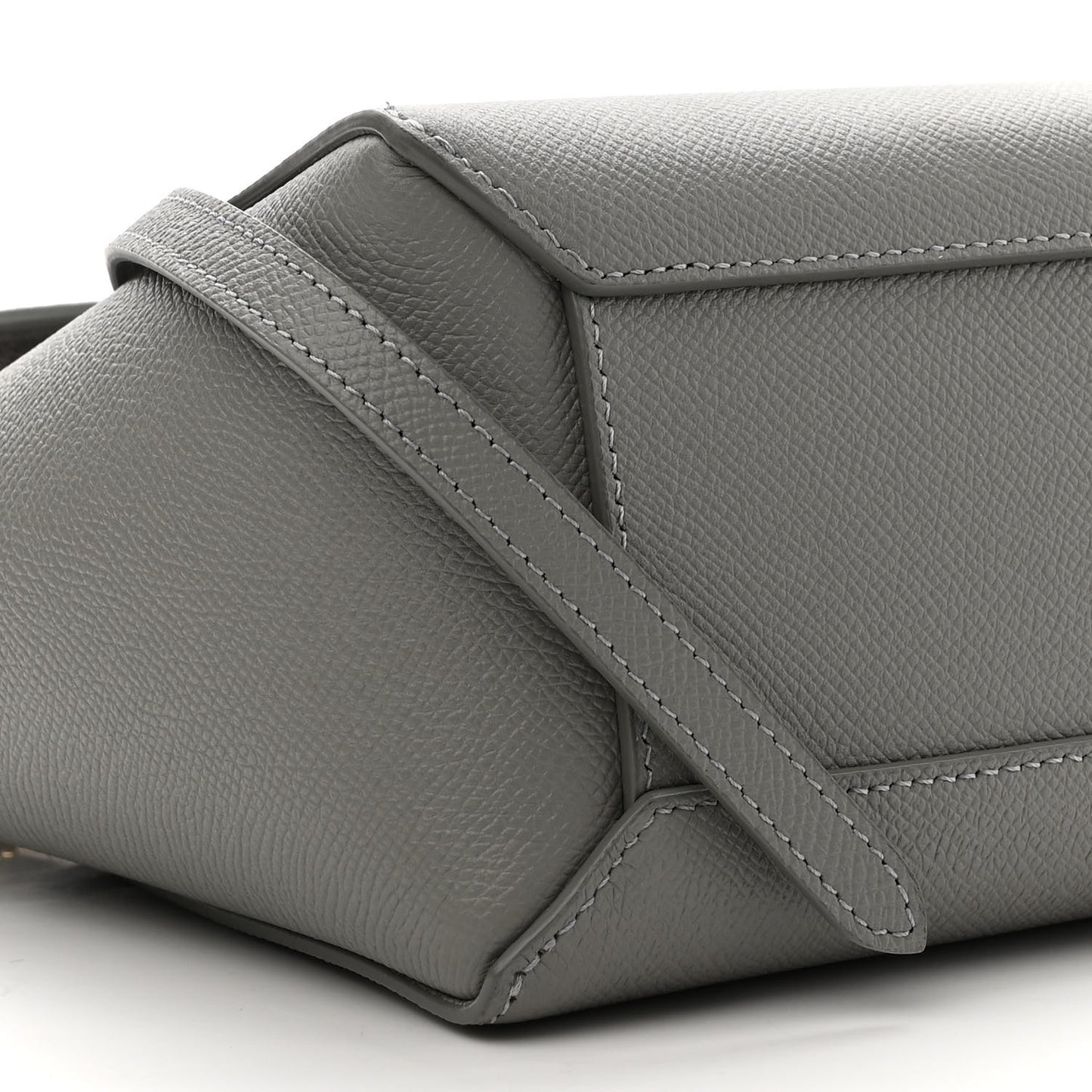 Grained Calfskin Nano Belt Bag Cloud