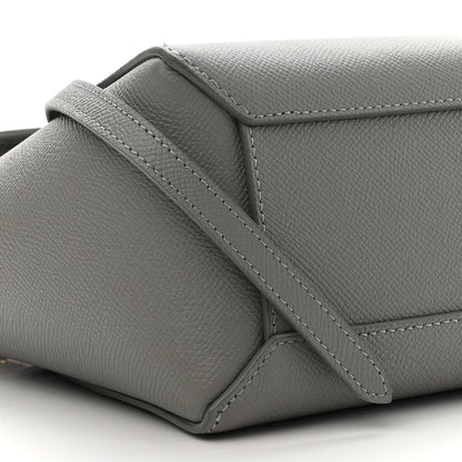 Celine Grained Calfskin Nano Belt Bag Cloud 8 of 10
