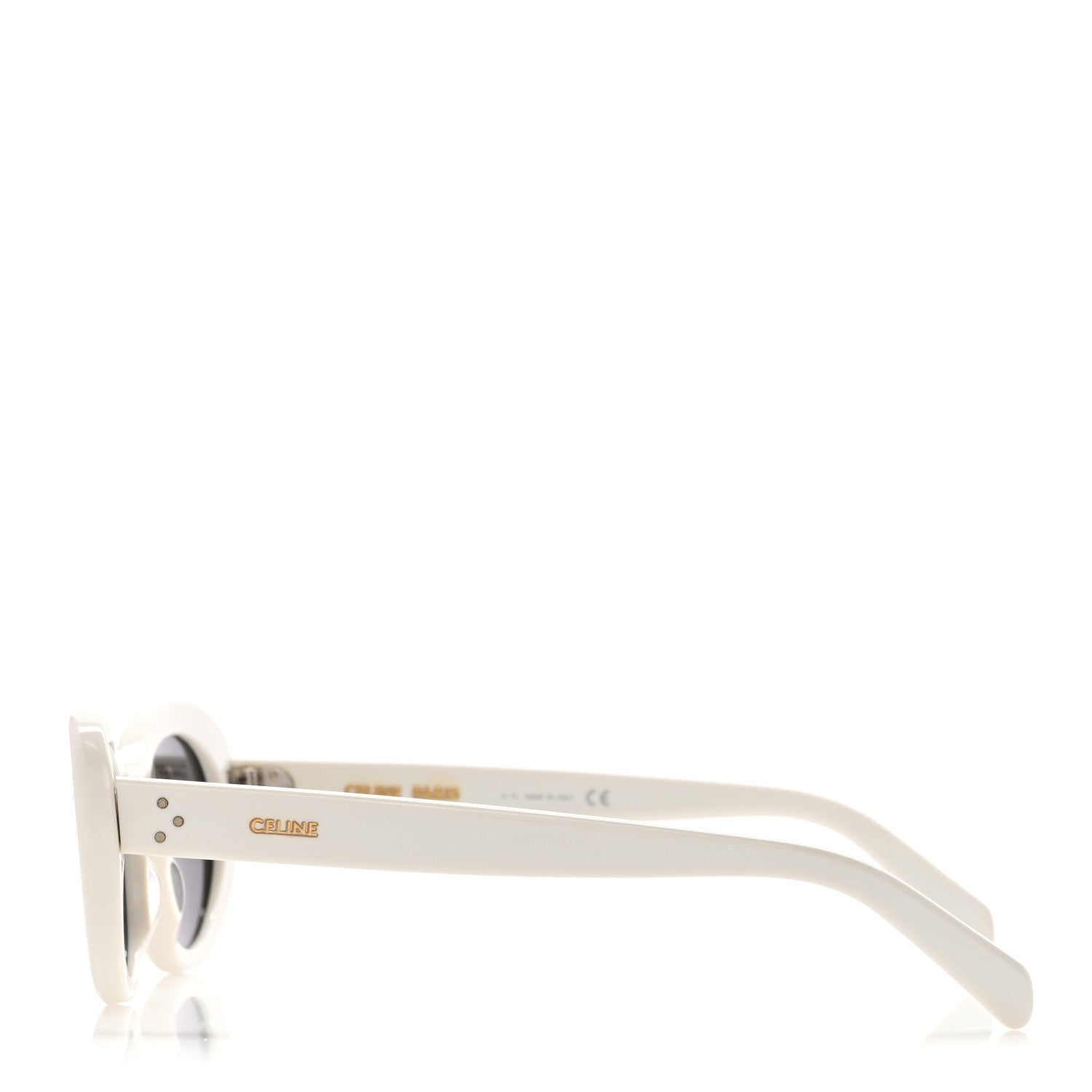 Celine Acetate Cat Eye Sunglasses CL401931 White 3 of 7