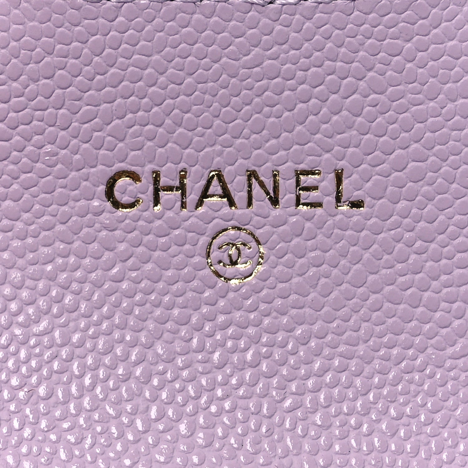 Chanel Caviar Quilted Flap Card Holder Wallet Light Purple 7 of 9