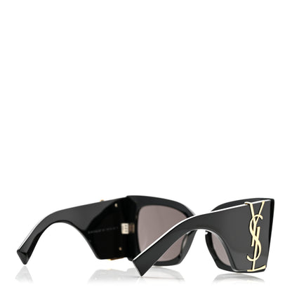Saint Laurent Acetate Blaze Sunglasses SL M119 Black 4 of 9