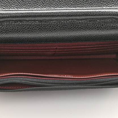 Chanel Caviar Quilted Wallet On Chain WOC Black 5 of 11