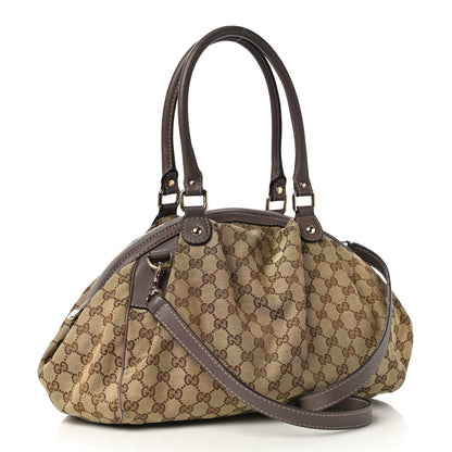 Gucci Monogram Medium Sukey Boston Bag Purple 3 of 17