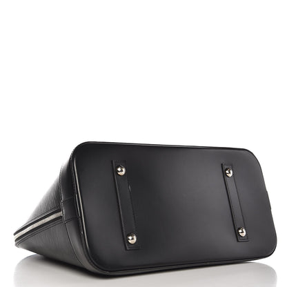 Louis Vuitton Epi Alma MM Black 4 of 9