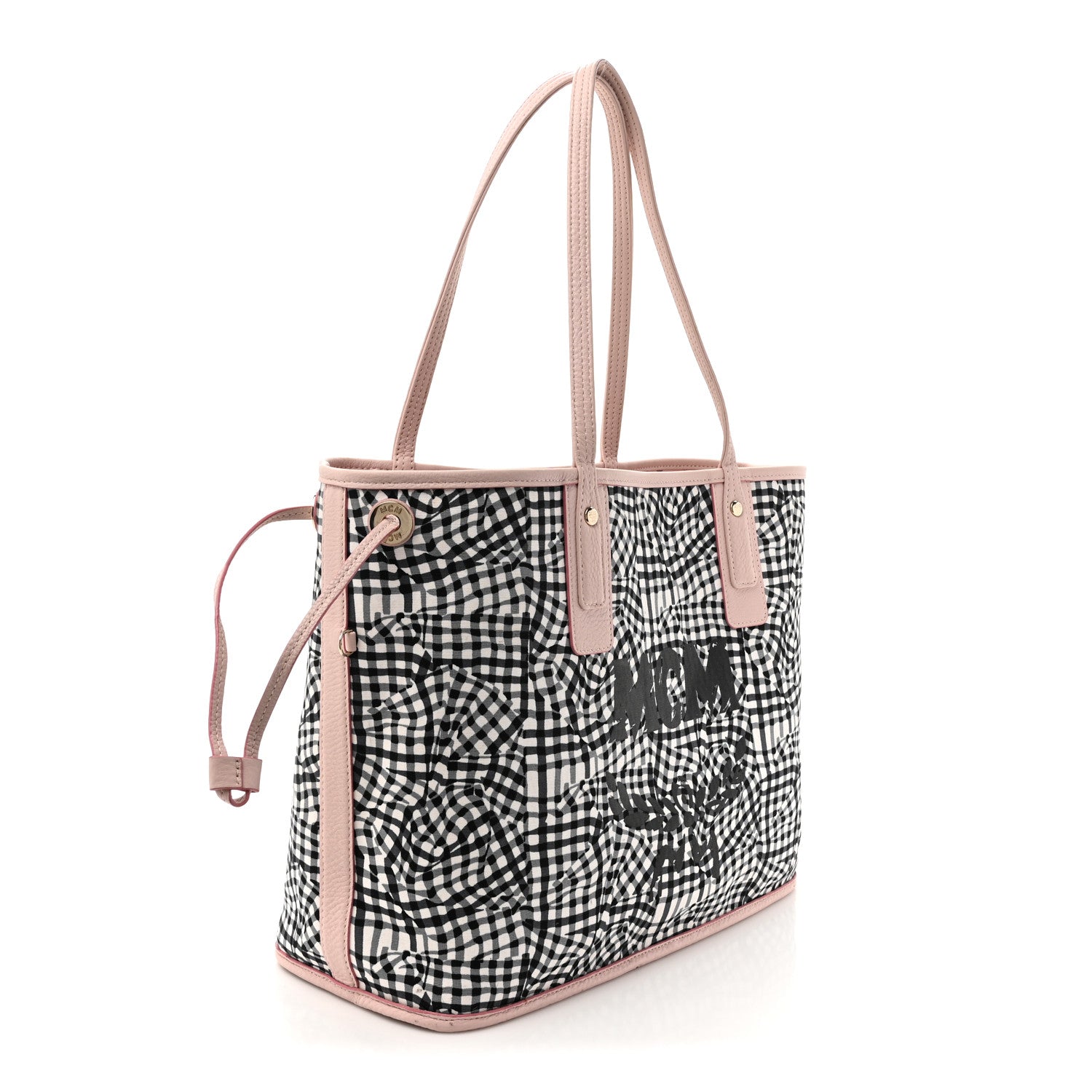 MCM Visetos Medium Liz Reversible Shopper Tote Powder Pink 6 of 21