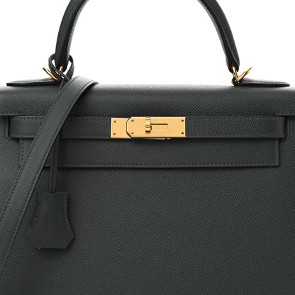 Hermes Epsom Kelly Sellier 28 Bleu Orage 8 of 11