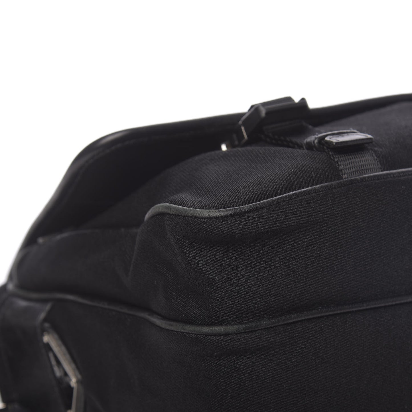 Tessuto Nylon Messenger Bag Black