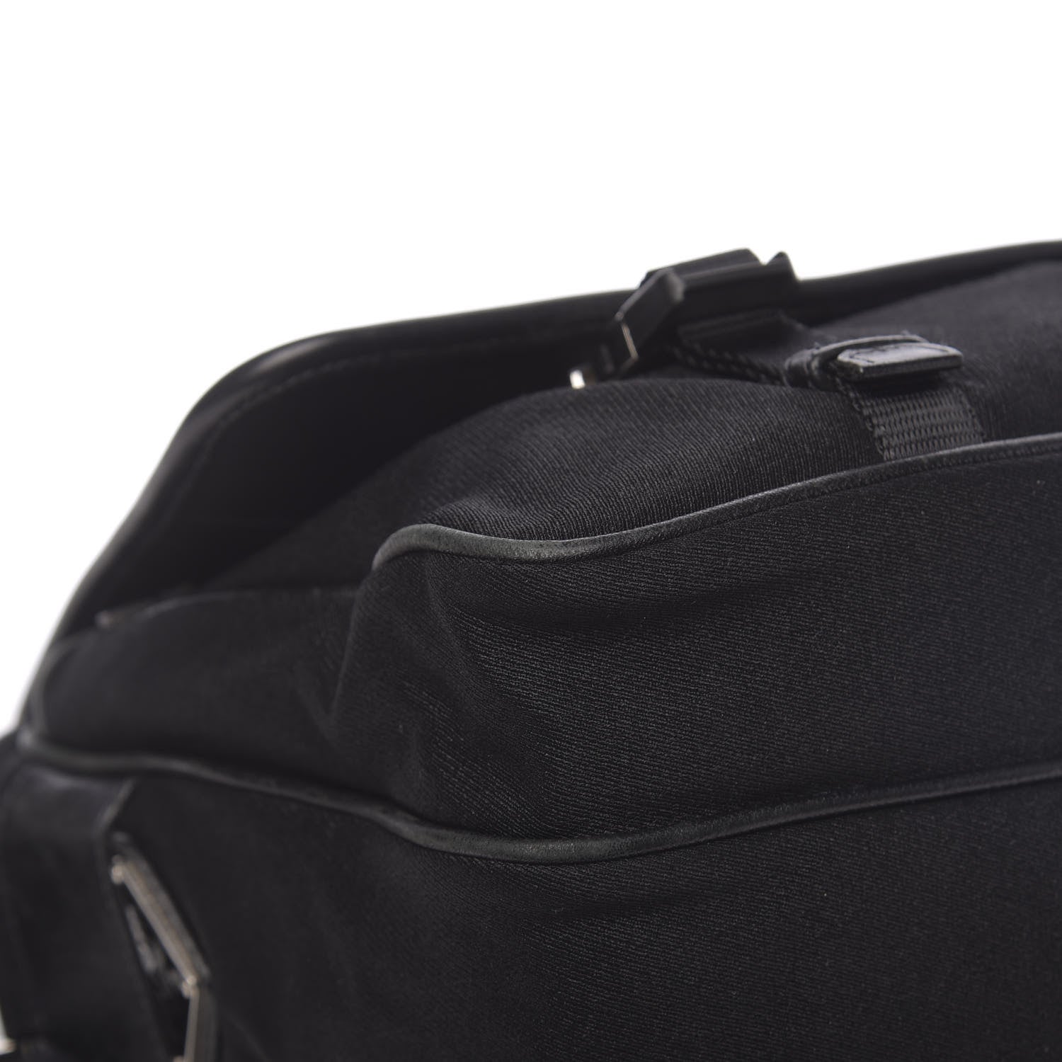 Prada Tessuto Nylon Messenger Bag Black 9 of 13