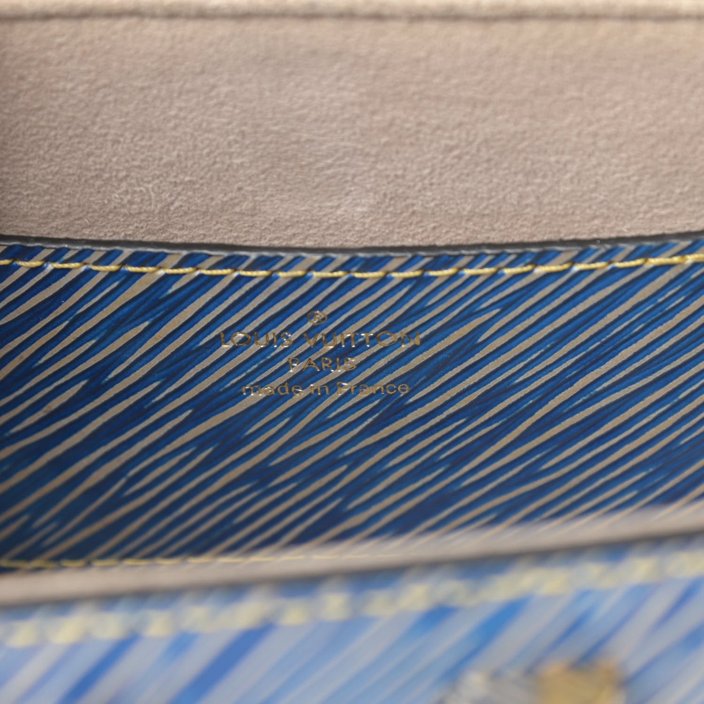 Epi Twist Shoulder Bag PM Denim Light