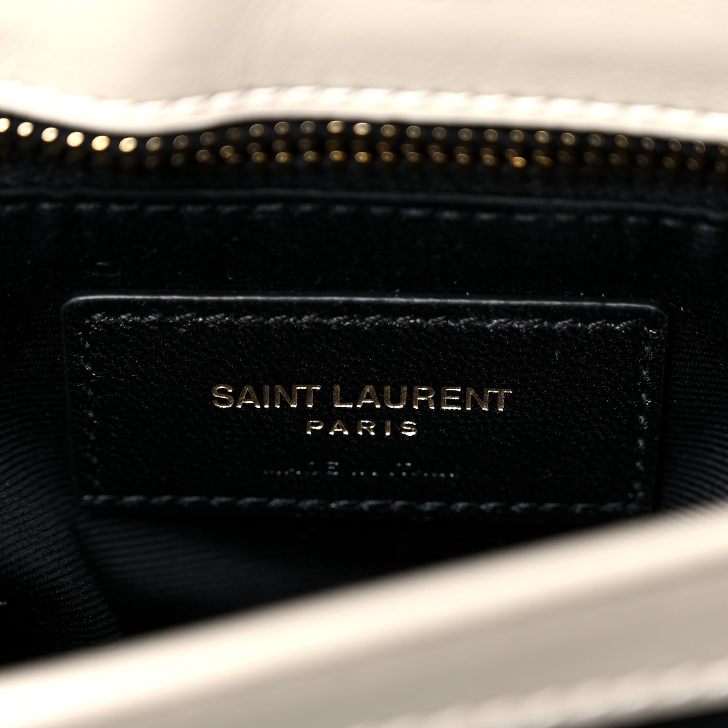 Saint Laurent Calfskin Y Quilted Monogram Toy Loulou Crossbody Bag Crema Soft 8 of 11