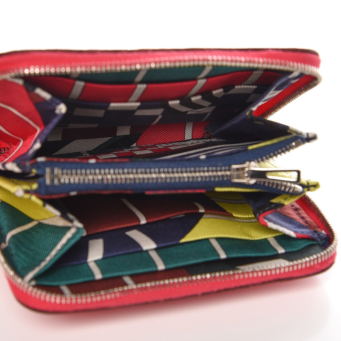 Epsom Silk'in Compact Wallet Rose Extreme Fauve