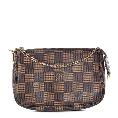Louis Vuitton Damier Ebene Mini Pochette Accessories 1 of 7