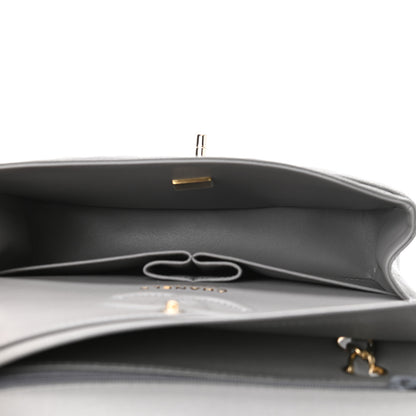 Chanel Caviar Quilted Small Double Flap Grey 6 of 11