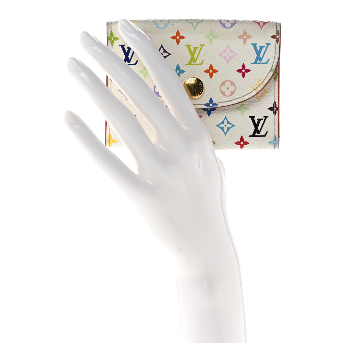 Louis Vuitton Monogram Multicolor Business Card Holder White 2 of 6