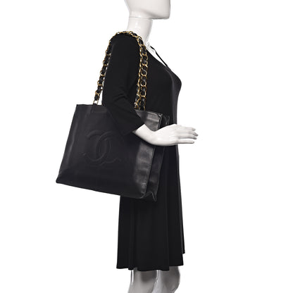 Chanel Lambskin CC Tote Black 2 of 16