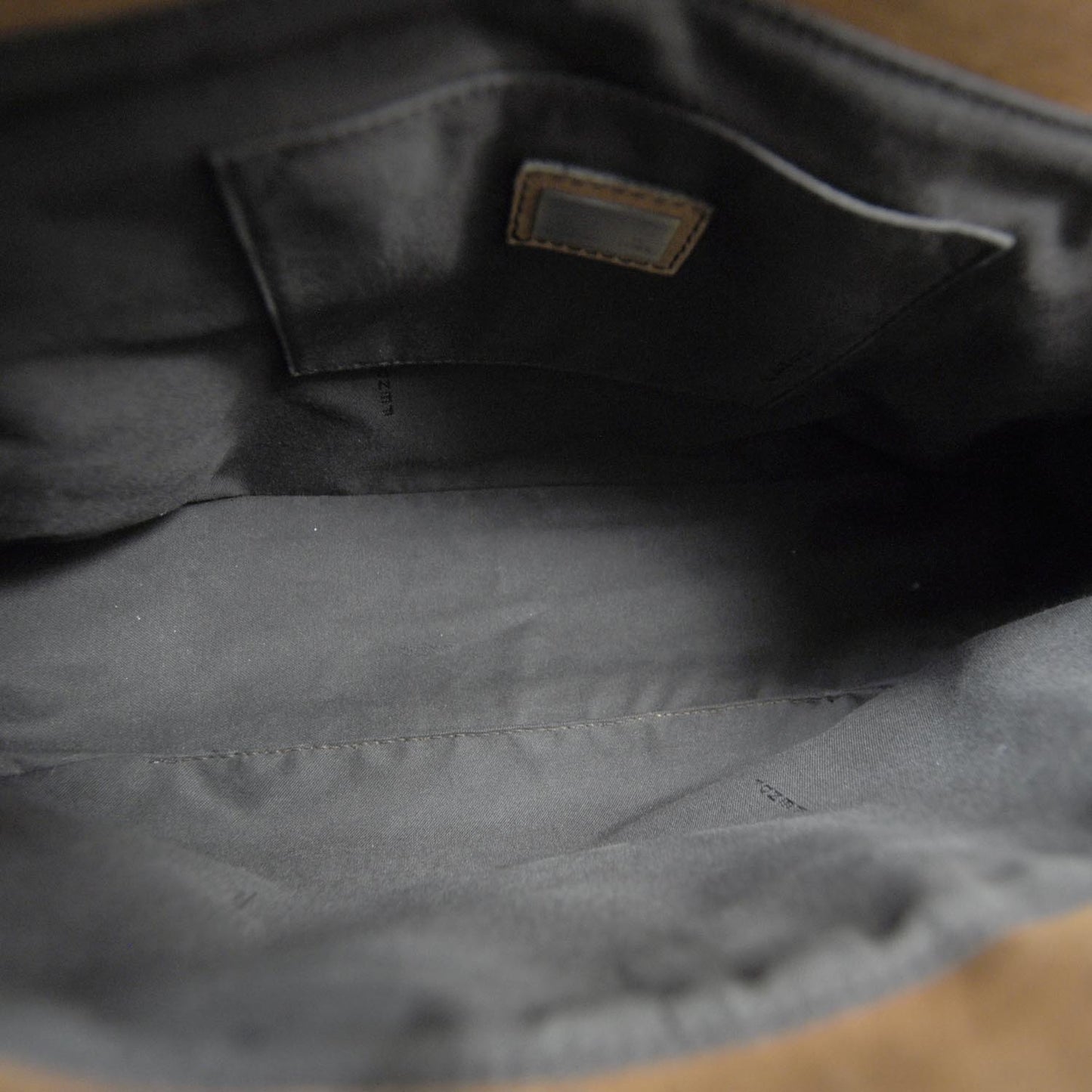 Nappa Patent B Bag Osso Black