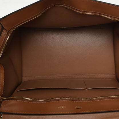 Celine Natural Calfskin Suede Medium Trapeze Tan 5 of 10