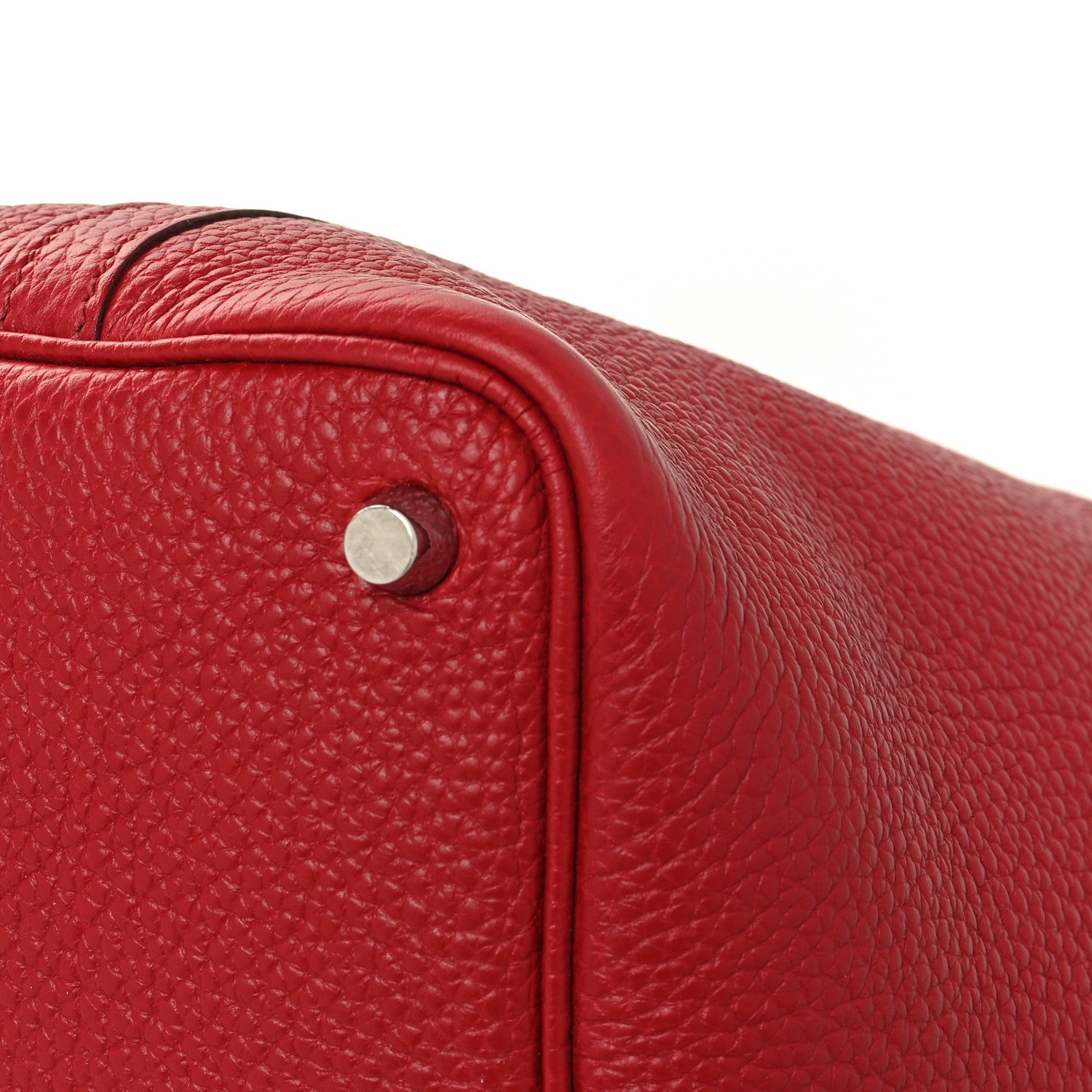 Hermes Taurillon Clemence Picotin Lock 18 PM Rouge Garance 12 of 12