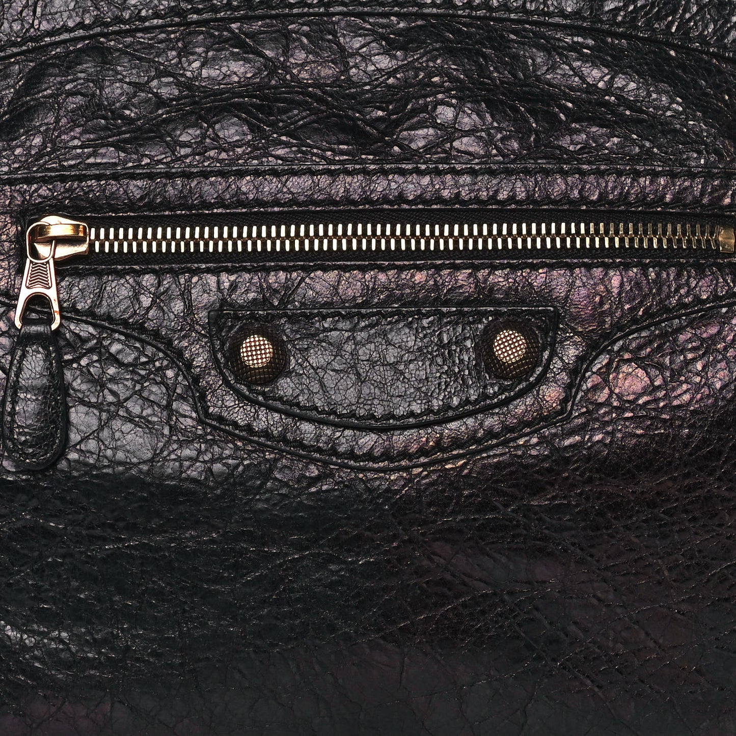 Agneau Giant 12 Gold Hardware Premier Clutch Black