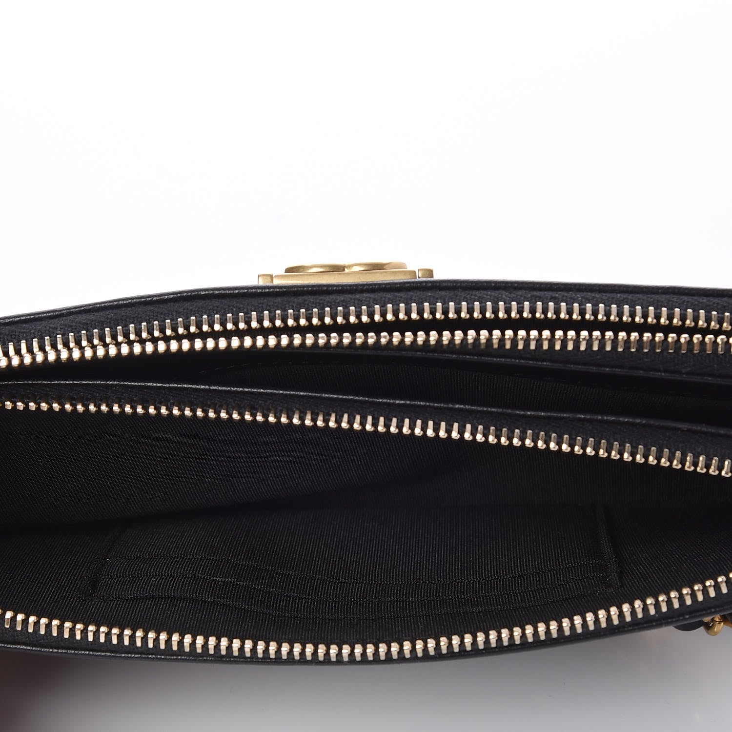Chanel Lambskin Quilted Small Boy Clutch With Chain Black 5 of 11