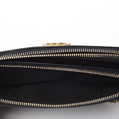Chanel Lambskin Quilted Small Boy Clutch With Chain Black 5 of 11