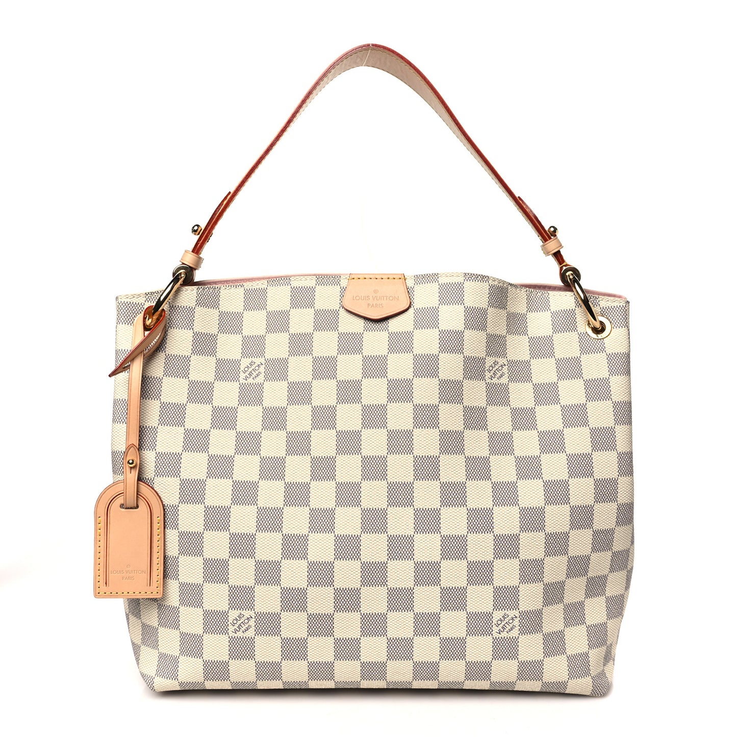 Damier Azur Graceful PM Rose Ballerine