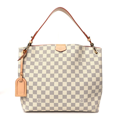 Louis Vuitton Damier Azur Graceful PM Rose Ballerine 1 of 8