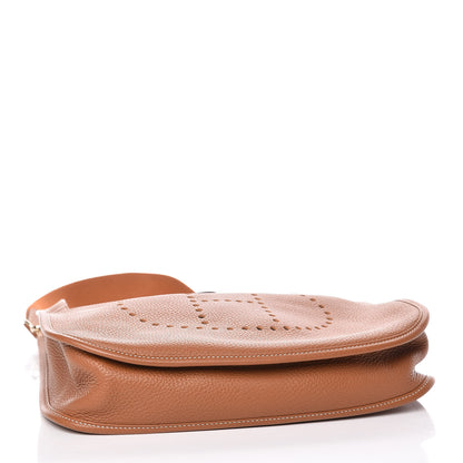 Hermes Taurillon Clemence Evelyne GM Gold 4 of 9