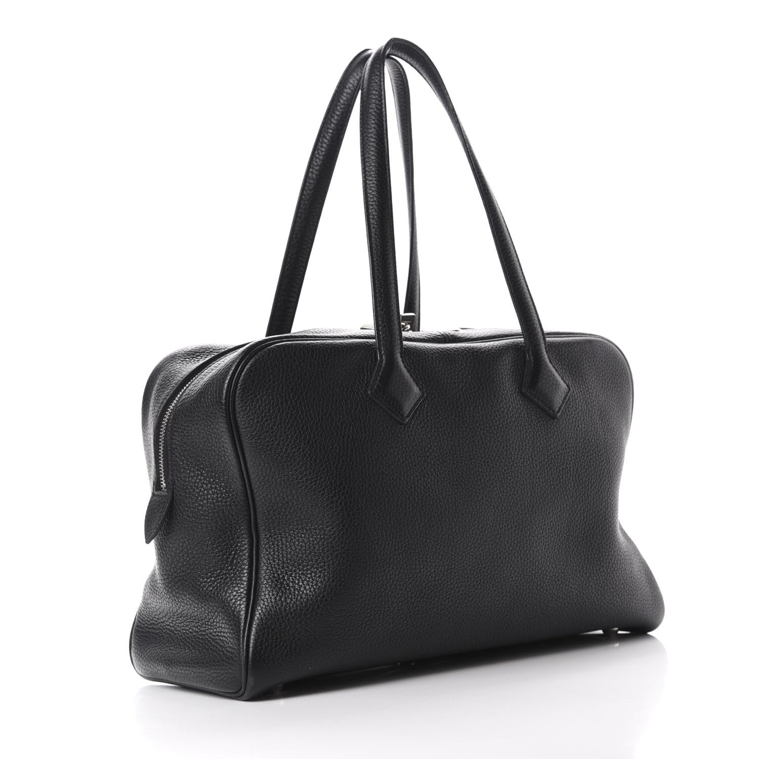 Hermes Taurillon Clemence Victoria II 35 Black 3 of 10