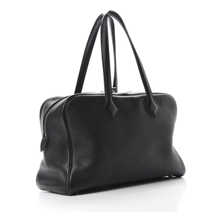 Hermes Taurillon Clemence Victoria II 35 Black 3 of 10