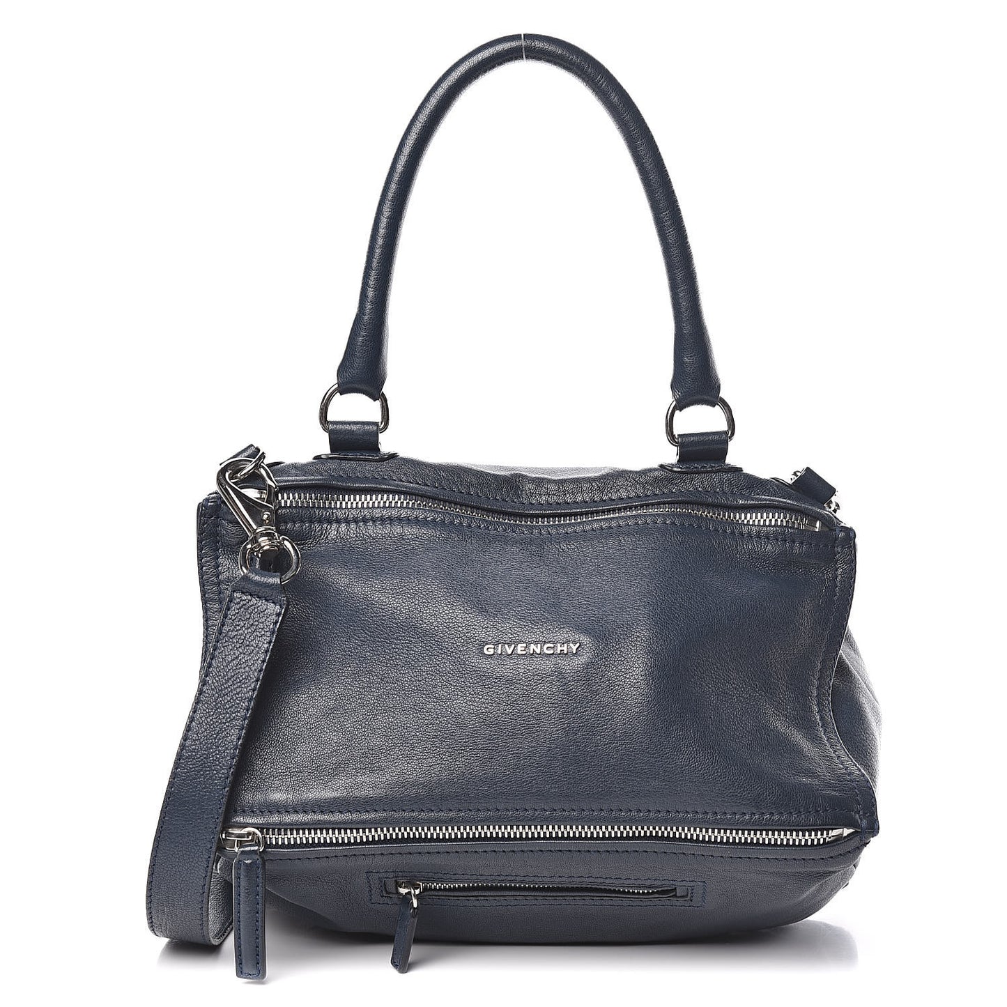 Sugar Goatskin Medium Pandora Navy