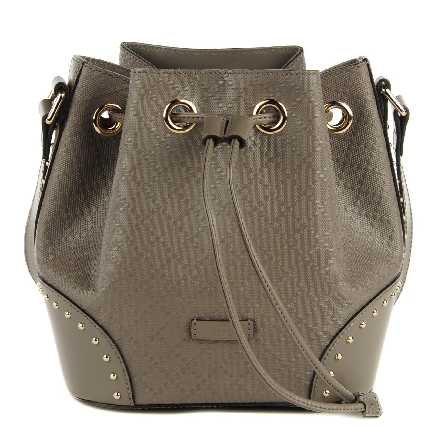 Bright Diamante Studded Small Bucket Bag Loess
