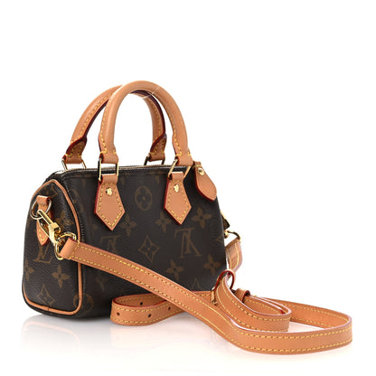 Louis Vuitton Monogram Nano Speedy Bandouliere 3 of 12