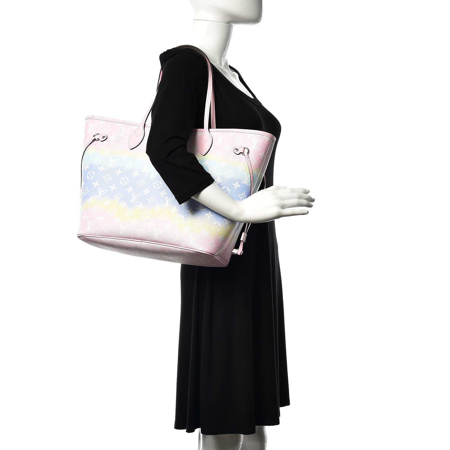 Louis Vuitton Monogram Escale Neverfull MM Pastel 2 of 11