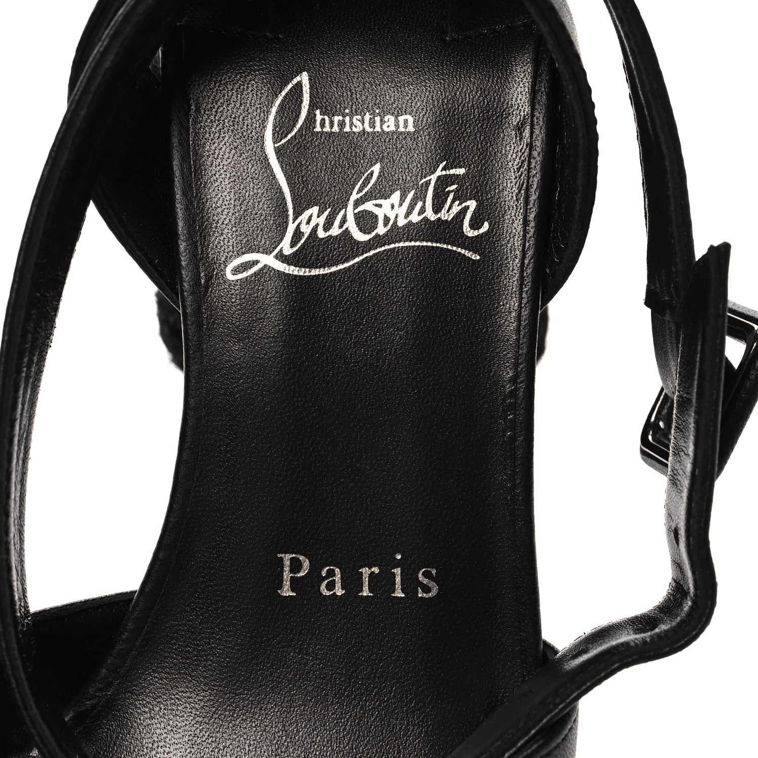 Christian Louboutin Nappa Summer Mariza 85 Sandals 35 Black 8 of 9