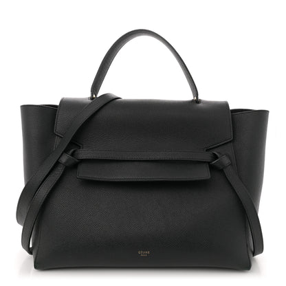 Celine Grained Calfskin Mini Belt Bag Black 1 of 12