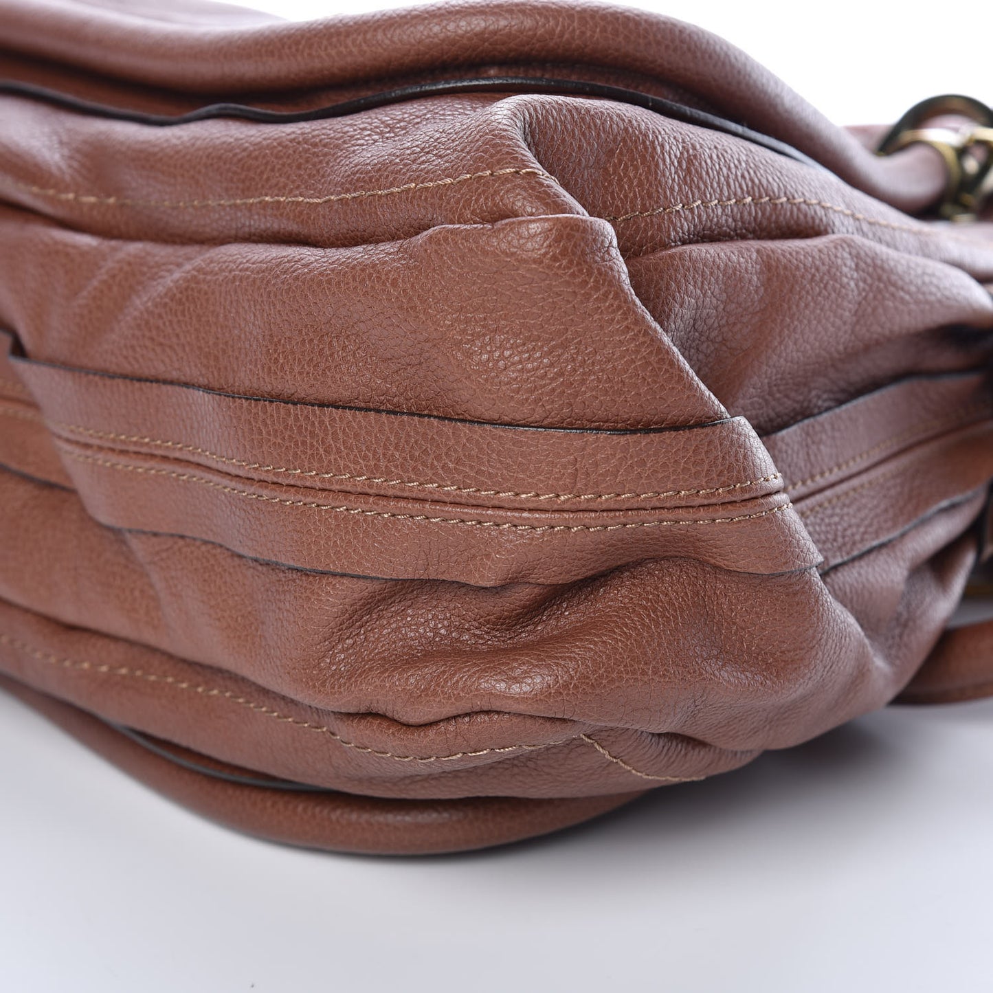 Calfskin Large Paraty Speculoos Brown