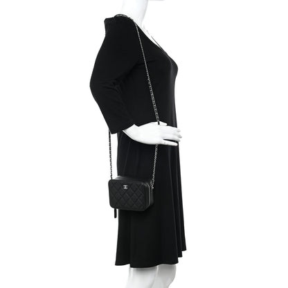 Chanel Caviar Quilted Camera Bag Black 2 of 13