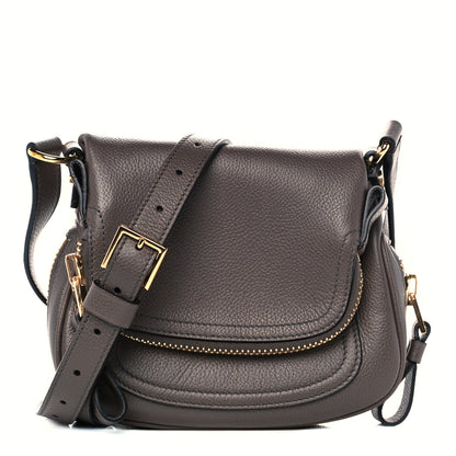 Tom Ford Calfskin Mini Jennifer Crossbody Bag Grey 1 of 11